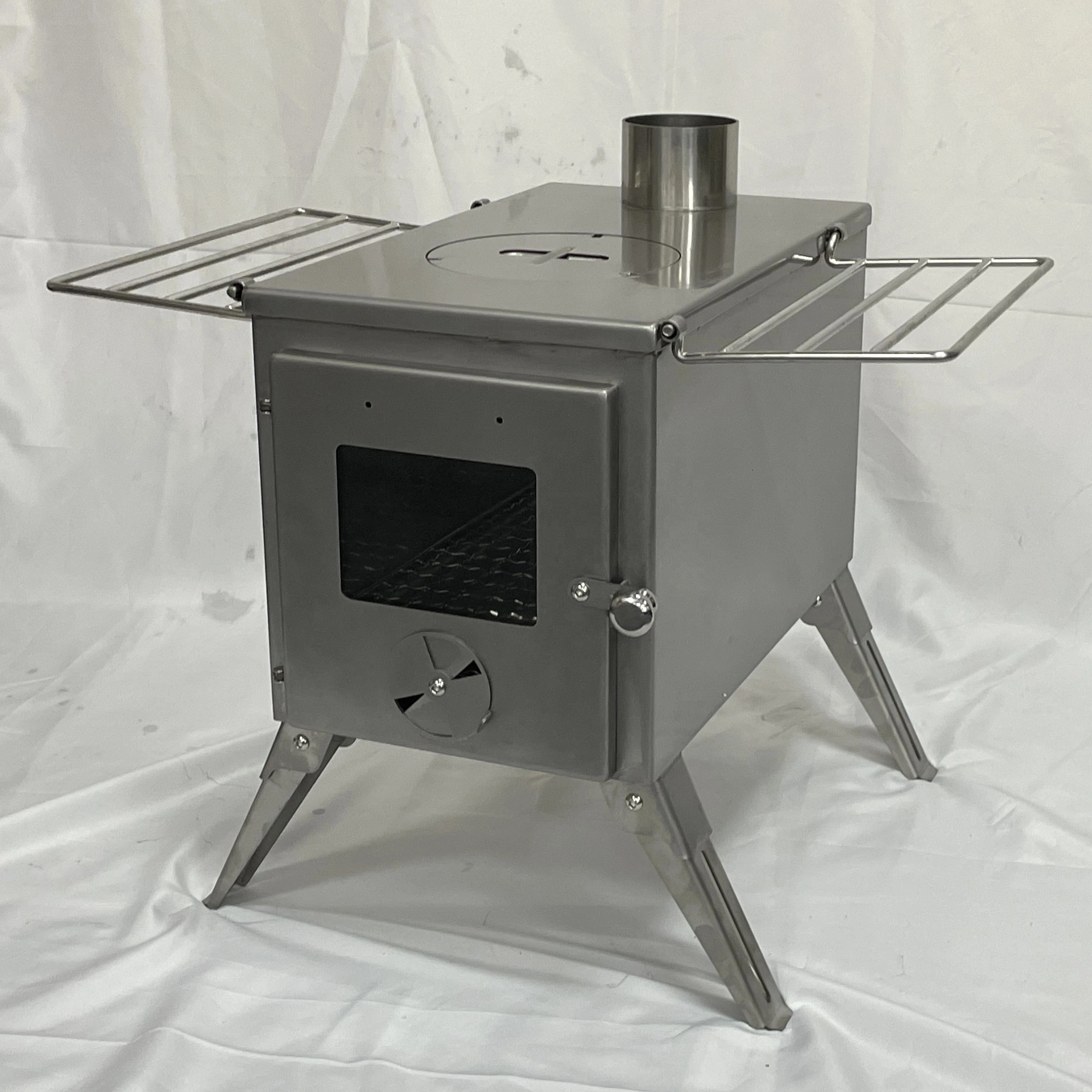 Portable camping stove tent cooking stove outdoor kitchen wood burning stove hiking