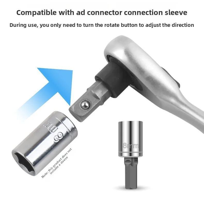 

Multifunctional Ratchet Screwdriver Kit, Equipped with Anti-Theft Security Bits including Flat, Phillips, Torx and Hex, paired w