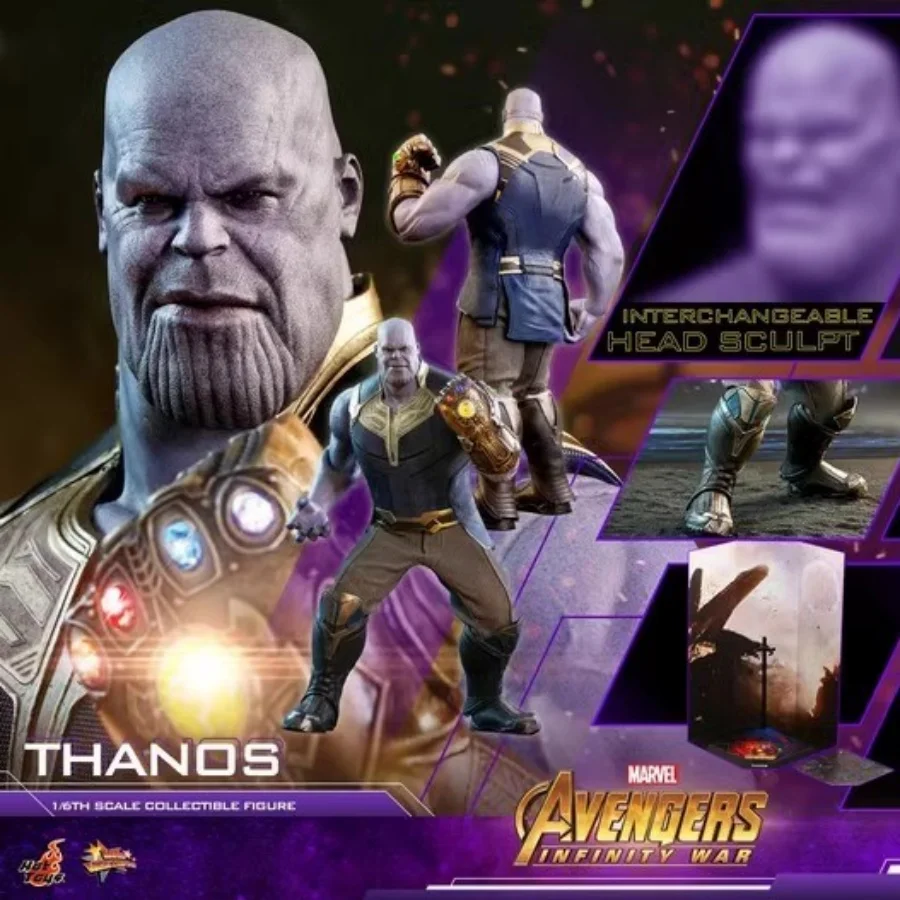 Originale Ht Hottoys 1/6 Avengers 3 Thanos Mms479 Action Figures periferiche di animazione regalo modello di ornamento soldato da collezione