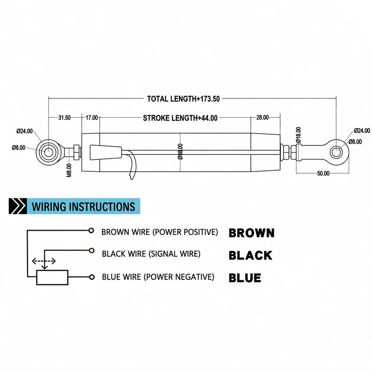 Digital Linear Displacement Sensor Scale Injection Molding Machine Pull Rod Measure Resistance