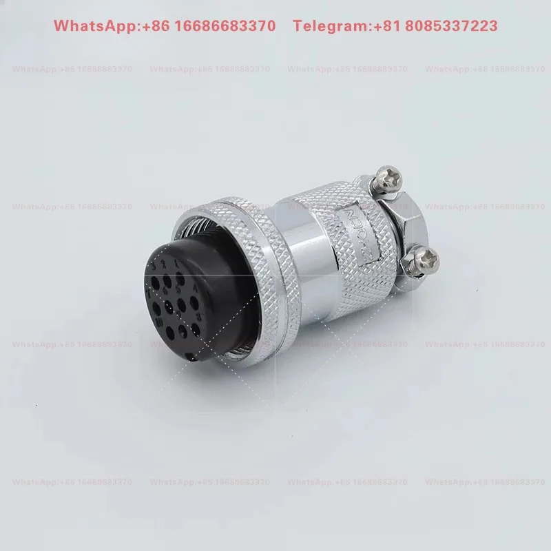 Aviation plug soc-ket DF/GX25 M25 formal 2 3 4 5 6 7 8 10 pin 12 core di-sc-shaped flange