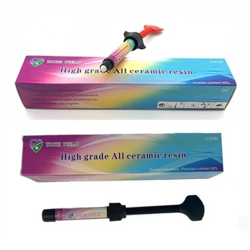 Authentic CY Super Porcelain 6D Dental Nano Resin High Hardness Light Curing Permanent Resin Ice Porcelain Veneer Material