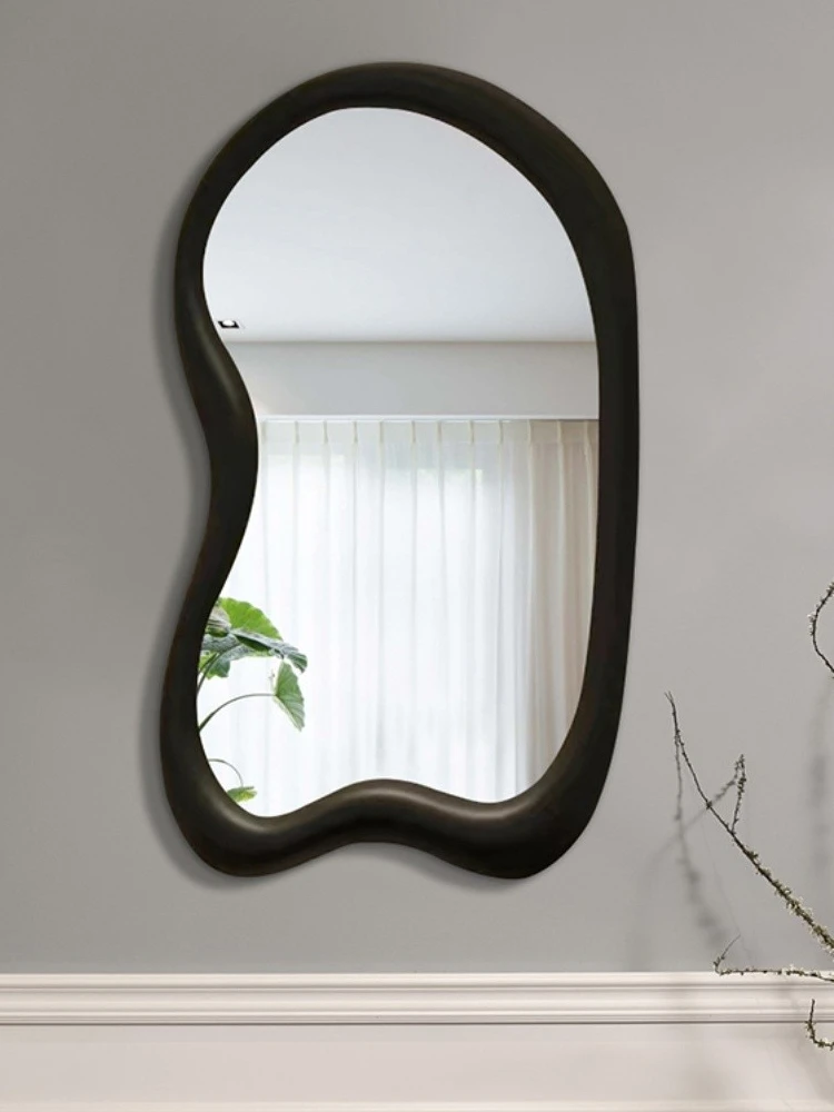 Customized Nordic ins irregular decorative mirror high-end porch art mirror online celebrity cosmetic mirror wall-hung bathroom