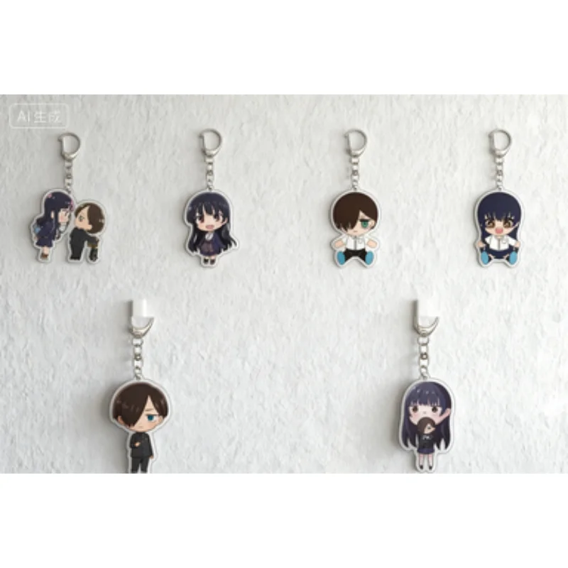 

Anime The Dangers In My Heart Bag decoration Keychain Yamada Anna Yamada Anna Acrylic key ring keychain Holiday gifts