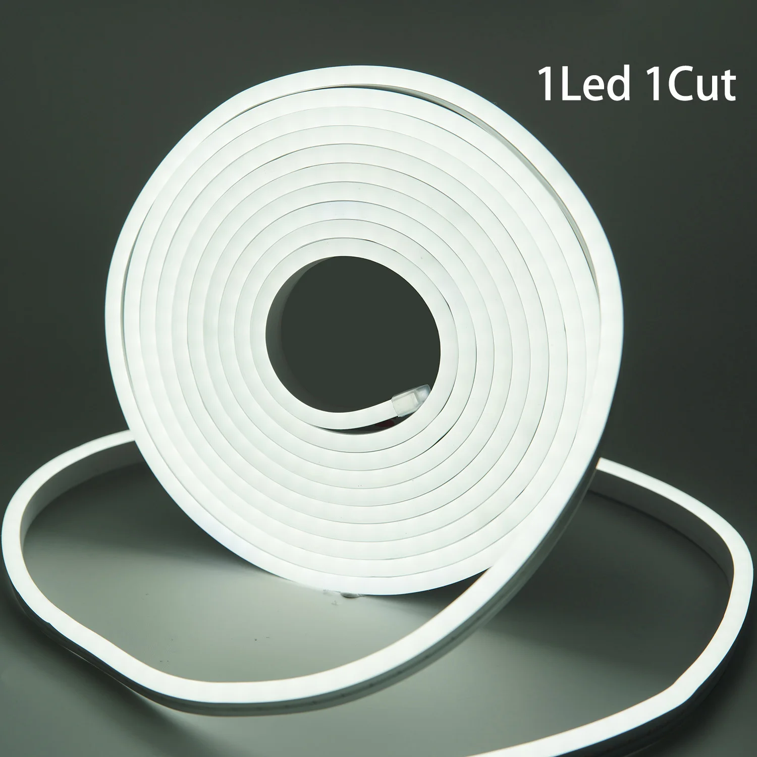 5v 12v 1Led 1Cut Neon Strip Light 6mm 120 Leds/m SMD3528 Rope Flexible Tape Silicon Tube Bar Waterproof DIY Sign for Home Decora