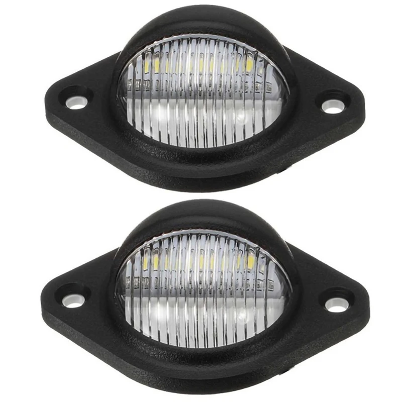 

New 1Pcs 12V LED License Plate Light Waterproof For Car Truck Motorcycle RV Boat Exterior Lamp
