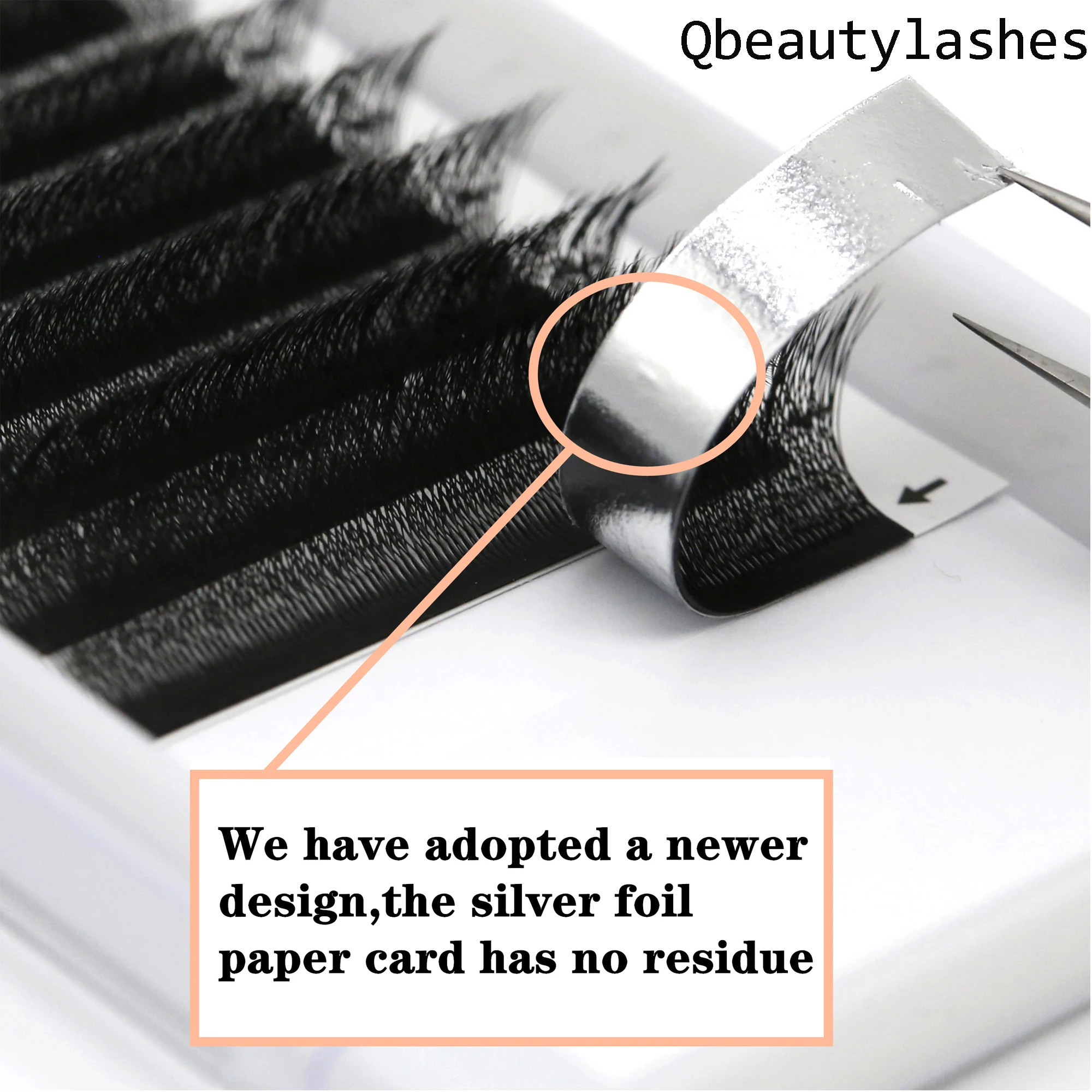 Qbeautyelashes U على شكل YY 3D 4D 5D W رموش تمديد YY طبيعة بلوم الرموش الصناعية المشجعين مسبقة الصنع أدوات التجميل #2