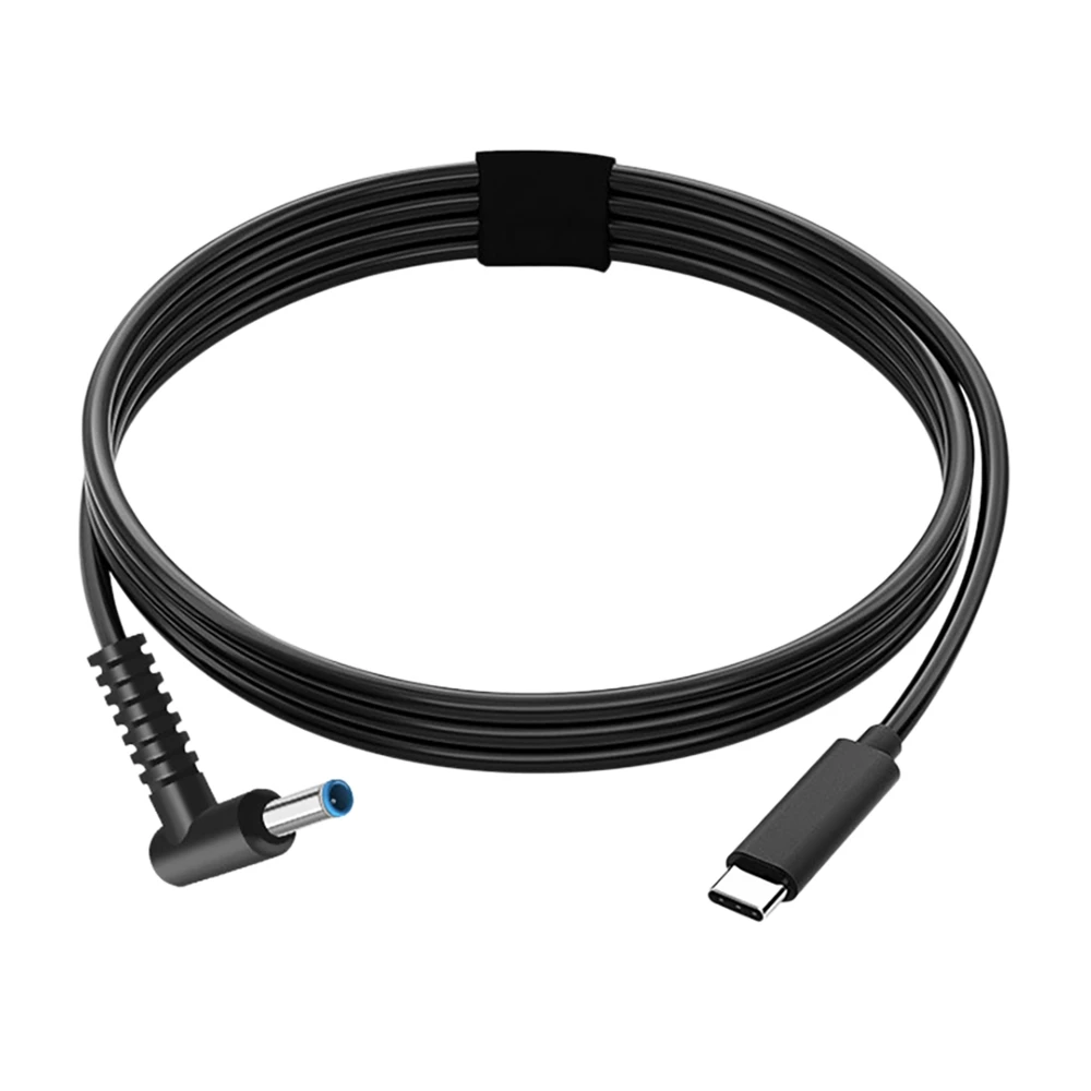 El cable de carga rápida PD para computadora portátil tipo C es adecuado para el cable de carga HP 65W DC4530