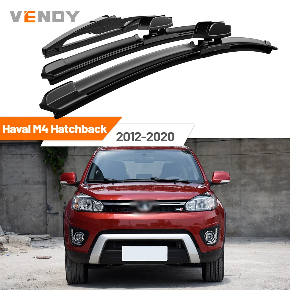 

For Great Wall Haval M4 Hatchback 2012-2020 2013 2014 2015 2016 Front & Rear Windshield Wiper Blades Windscreen Wipers Set