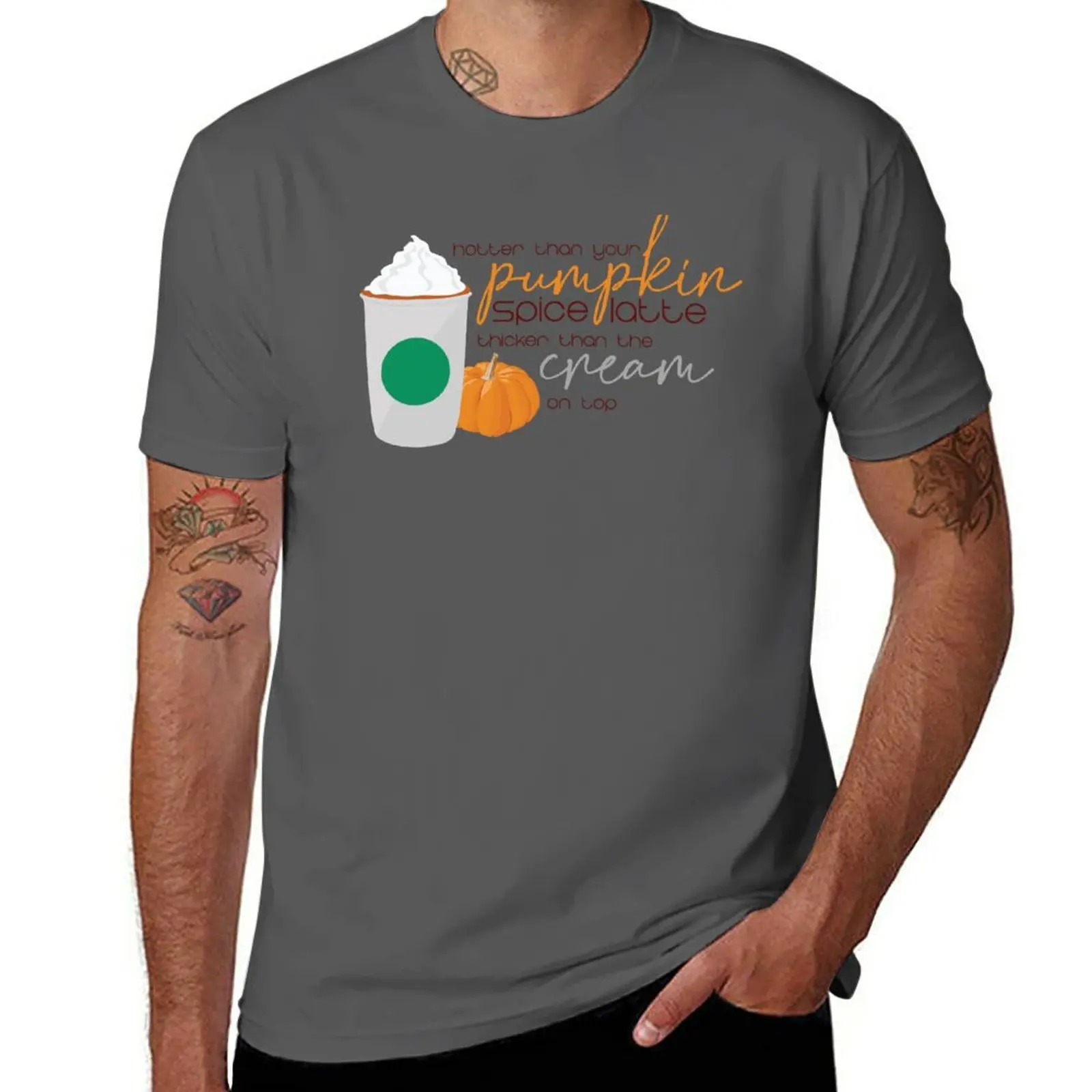 New Hotter Than Pumpkin Spice T-Shirt graphic t shirt Oversized t-shirt men clothes