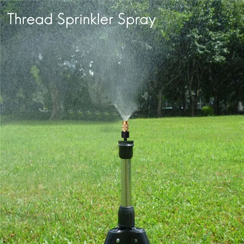 HLZS-100 Pcs Adjustable Misting Nozzle For Gardening Sprinkle Brass Watering Sprinkler Sprayer For Irrigation System