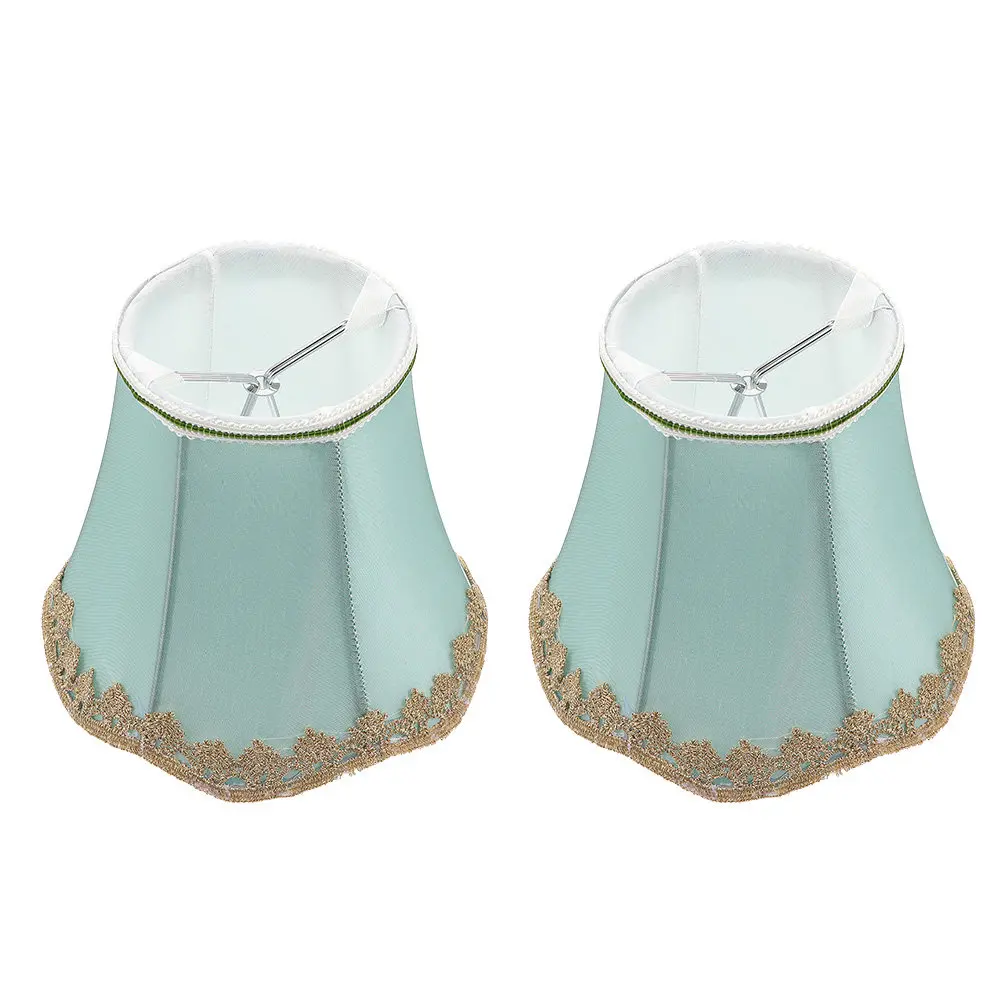 

2Pcs Cloth Lampshade Elegant Lamp Accessory for Bedroom Living Room Stylish Lamp Screen Natural Diffuse Lighting Decorative