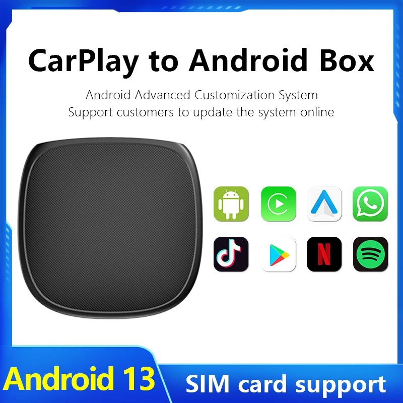 Melhor venda sistema android 4g sem fio carplay android-adaptador automático 5ghz wifi bt5.0 usb carplay dongle