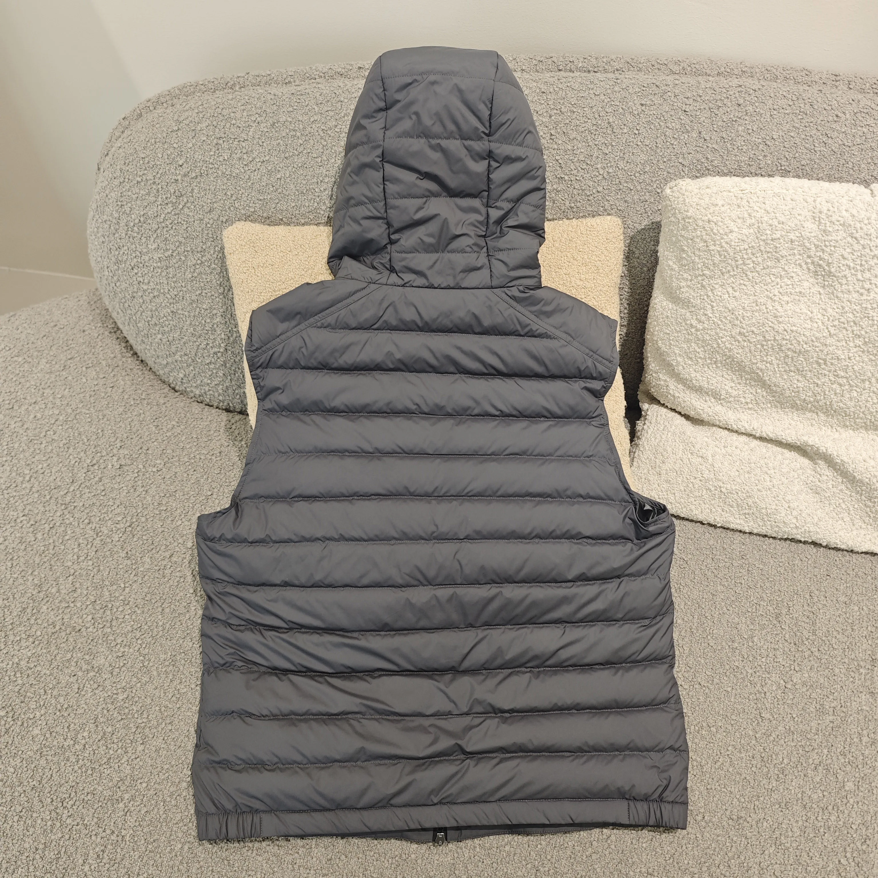 جديد وصول الخريف/الشتاء الرجال أوزة أسفل مقنعين سترة دون أكمام للجنسين ، سترة دافئة ، المشي لمسافات طويلة ، التخييم ، في الهواء الطلق التنقل اليومي #4