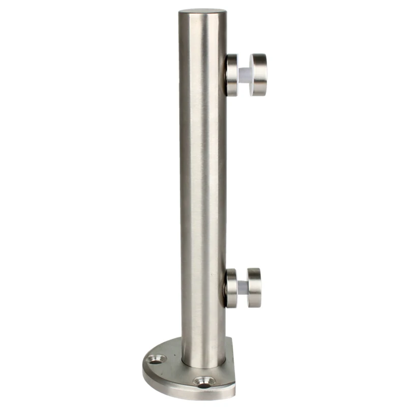 Stainless steel stair post 304 balcony glass guardrail support post fasteners railing handrail support