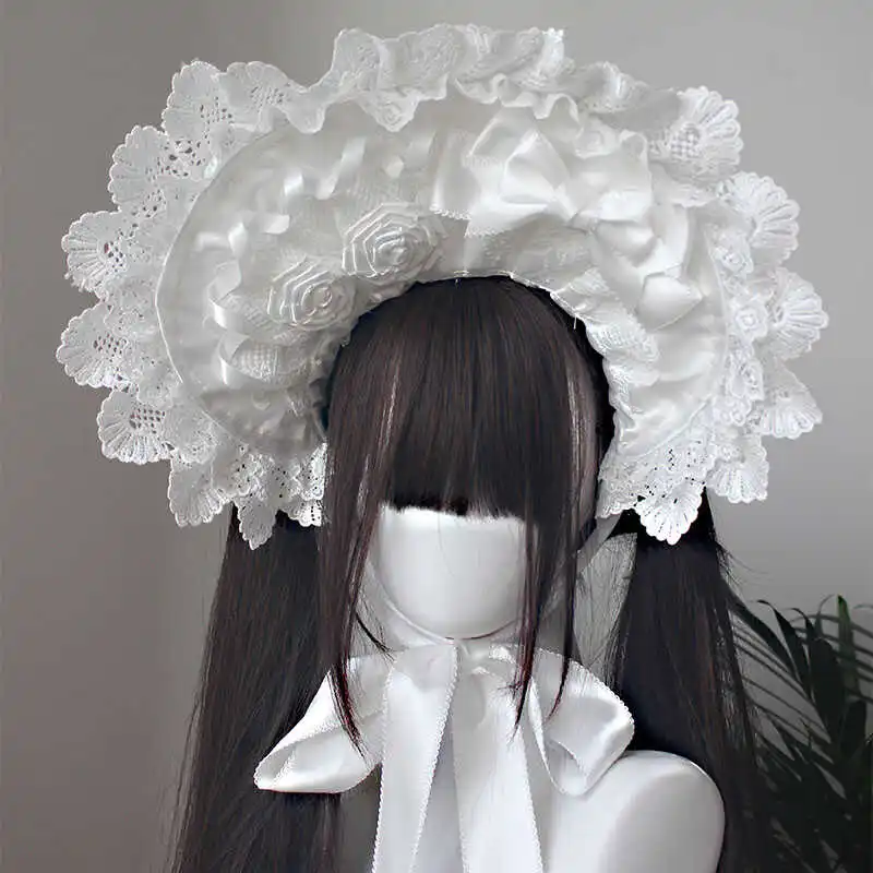 

Кукла Showa ручной работы, подержанный товар BNT, повязка на голову KC, розовая палитра ручной работы, аксессуары для волос в стиле Лолиты, рукава