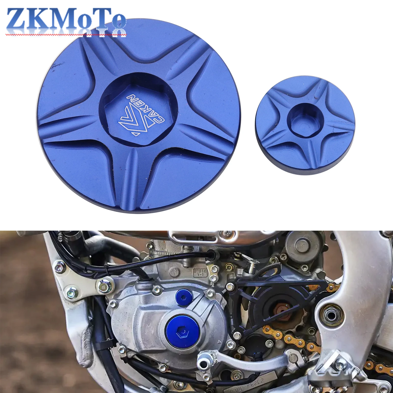 Motorcycle CNC Engine Timing Cover Screw For YZ250F YZ450F YZ250FX YZ450FX WR250F WR450F YZ WR250 450 2014 2015 2016-2017