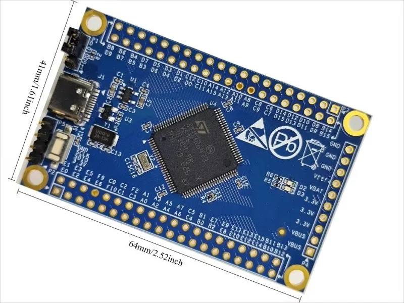 STM32G4 Mindestsystem-Kernplatine, STM32G473, STM32G473VET6, Entwicklungsplatine – Detail 3