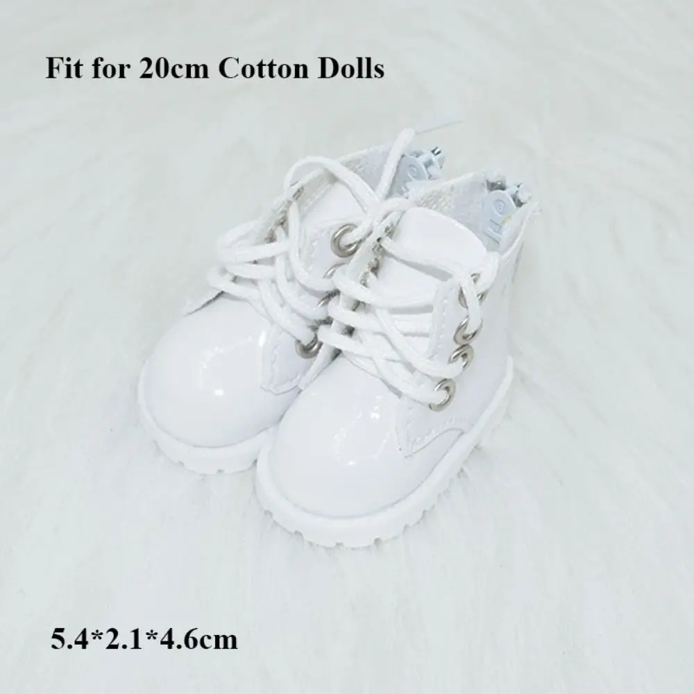 

High Quality Casual Wear Cotton Doll Shoes Fashion 22 Styles Clothes Accessories Leather Shoes for 10cm/20cm Cotton Doll