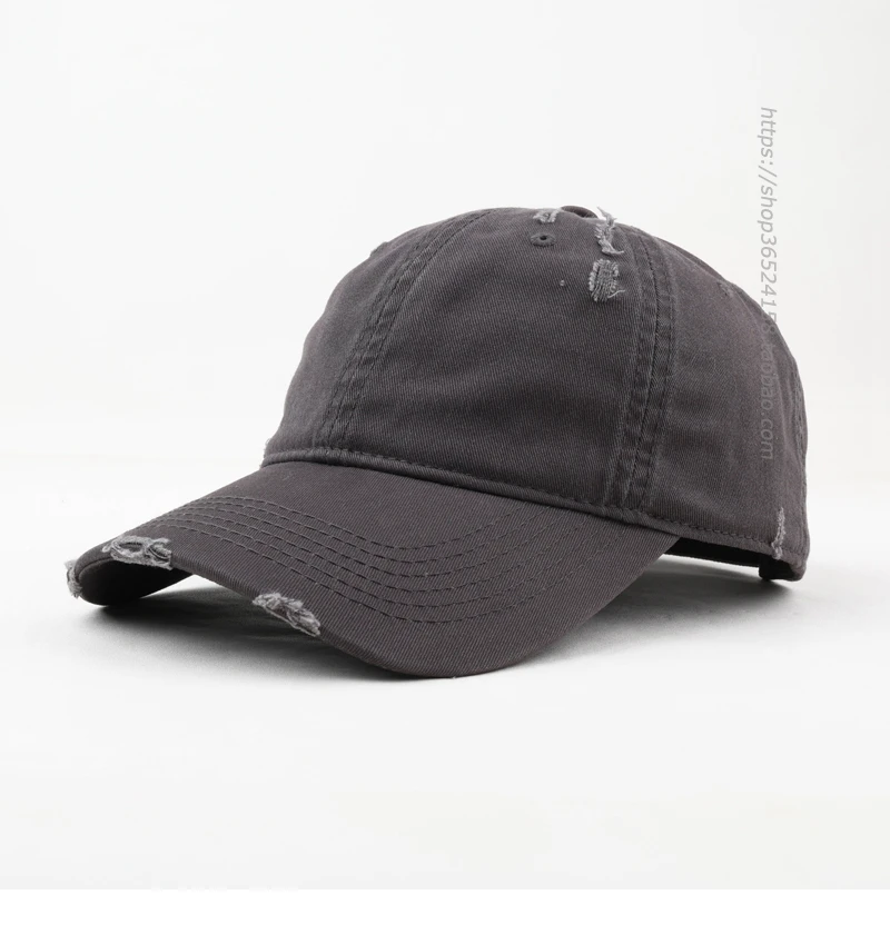 Baseball Cap Male 2023 Japanese Style Workwear Heavy Retro Washed Basic Peaked Cap Female
