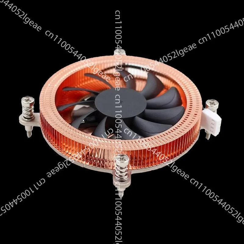 

Desktop computer CPU push-down type ultra-thin 1U pure copper heat pipe silent cooler fan