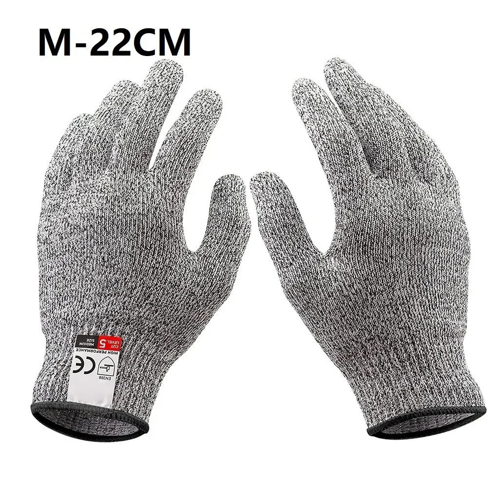 High Strength Grade Level 5 Protection Safety Anti-Cut Glove Kitchen Cut Resistant Gloves For Fish Meat Cutting Safety Glove