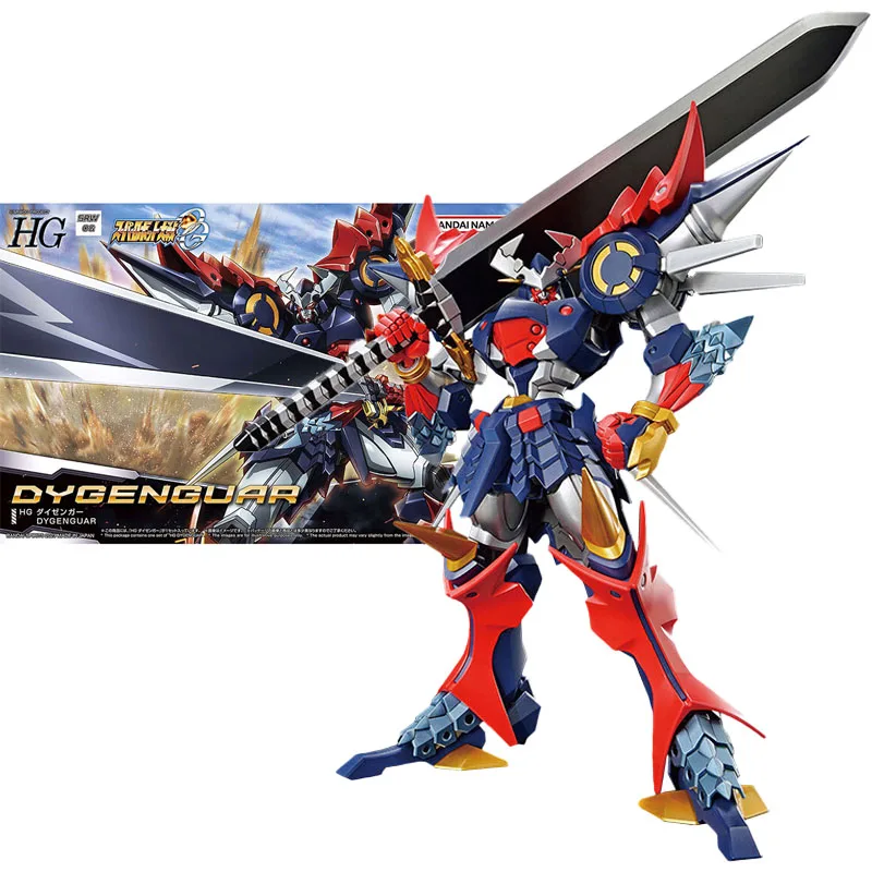 

Bandai Super Robot Wars Anime Figure HG Dygenguar Action Figure Assembly Model Toys For Boys Children's Collection Gifts