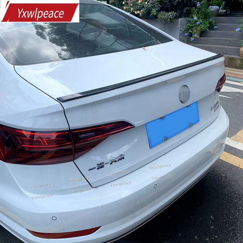 Suitable for Volkswagen Jetta Spoiler 2019-2020 High Quality ABS Material Primer Color Car Tail Wing Decoration Trunk Spoiler