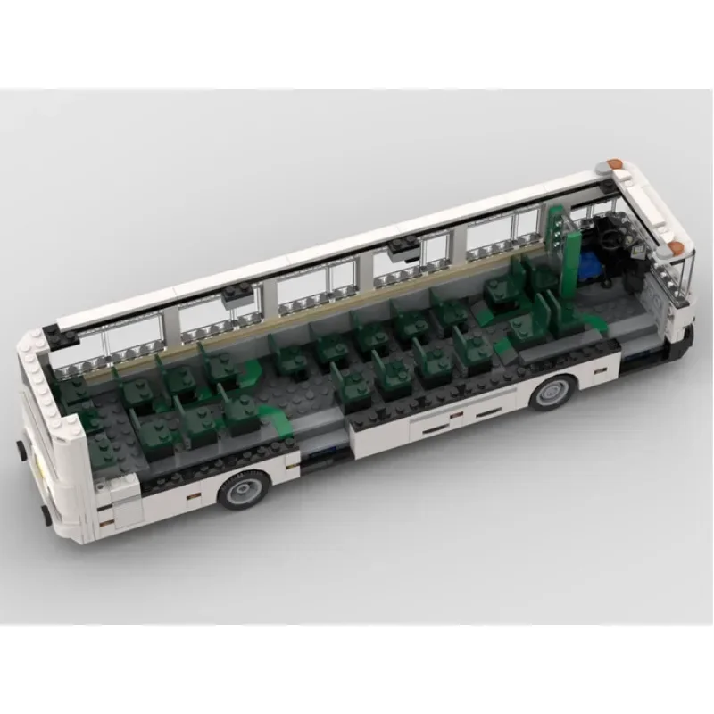 MOC 1173 قطعة الناقل 256.22V1 حافلات المدينة نموذج لتقوم بها بنفسك اللبنات التراص الطوب ألعاب تعليمية إبداعية هدية طفل