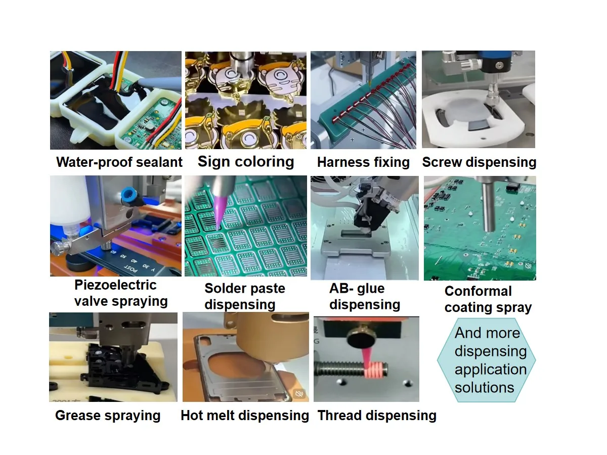 Silicone Epoxy Resin for Making LED PCB Dynamic Mixing Glue Dispensing Mixing Potting Filling Machine