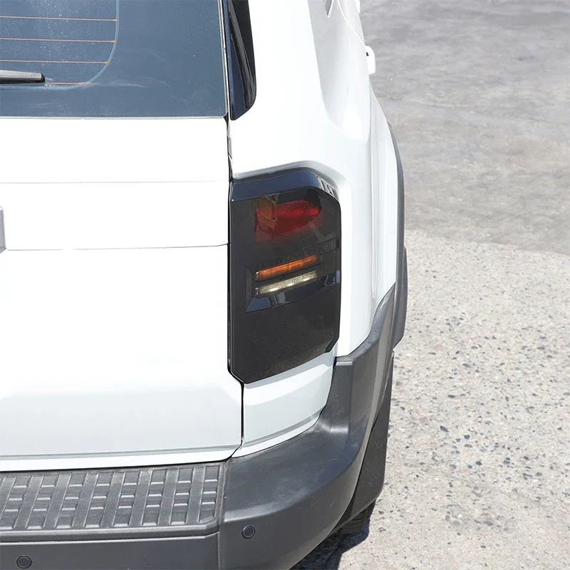 

Для Toyota Land Cruiser Prado 250 LC250 24-25 ABS черненый задний фонарь автомобиля, указатель поворота, декоративная крышка, автомобильные аксессуары