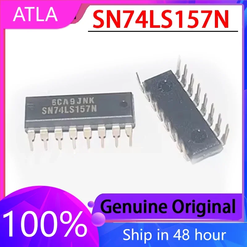 

10PCS New SN74LS157N 74LS157 DIP-16 Signal Switch Multiplexer Decoder