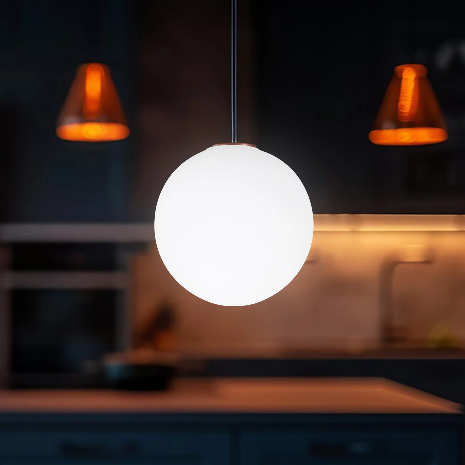 

Small Frosted Glass Lamp Shade 3cm Opening Replacement Light Cover for Ceiling Fan Floor Wall Lamps Modern Lampshade
