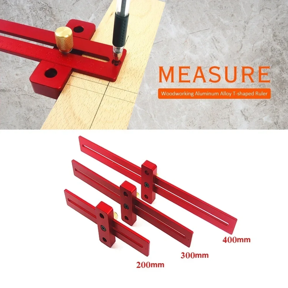 

Aluminum Alloy Scale Wood Measure Ruler for Straight Line Drawing Woodworking Tool for Carpenter