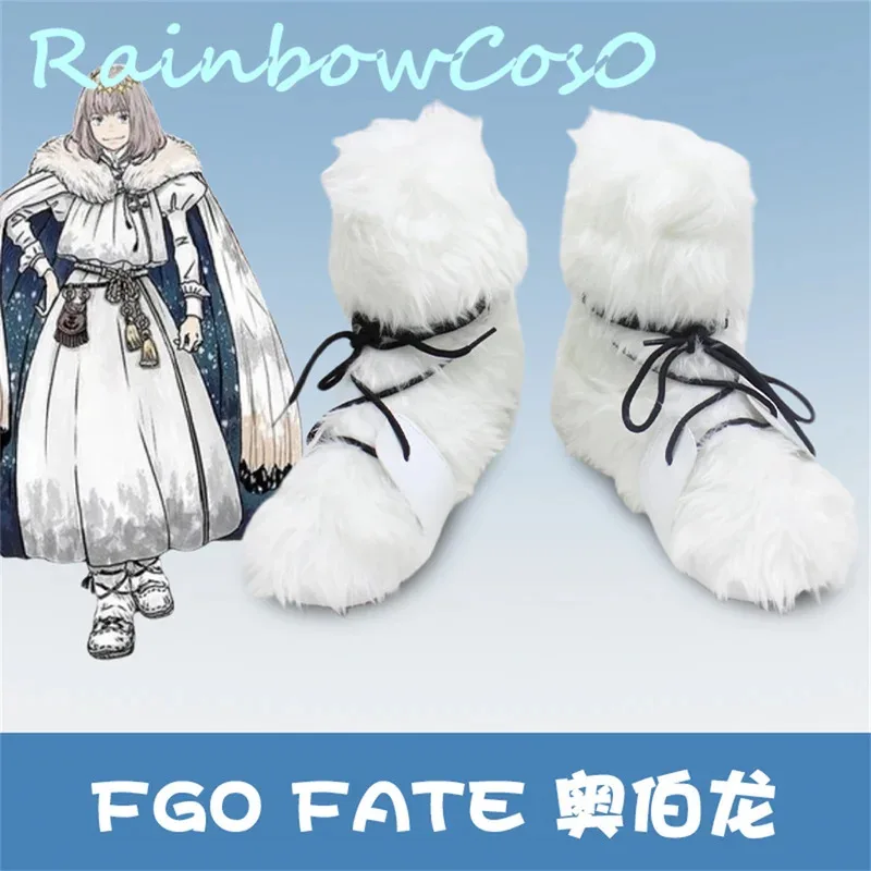 

Fate Grand Order FGO Oberon Cosplay Shoes Boots Game Anime Halloween Christmas RainbowCos0 W2897