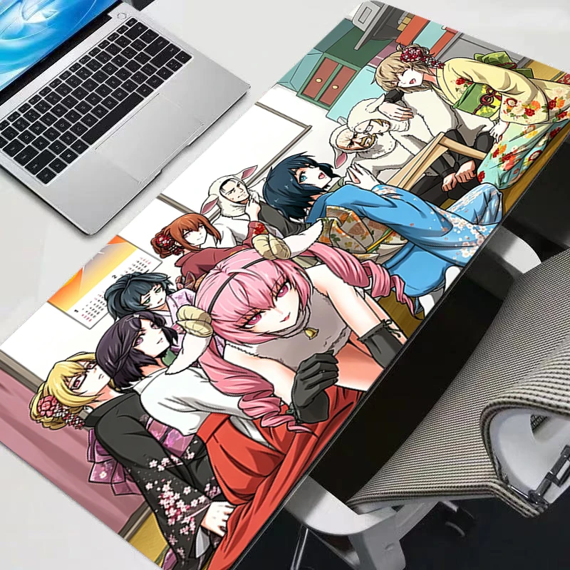Tablet Accessories Keyboard - แผ่นรองเมาส์ Steins Gate แผ่นรองโต๊ะเกมมิ่ง แผ่นรองเมาส์คอมพิวเตอร์สไตล์คาวาอี้ อุปกรณ์เสริมสำหรับเกมเมอร์