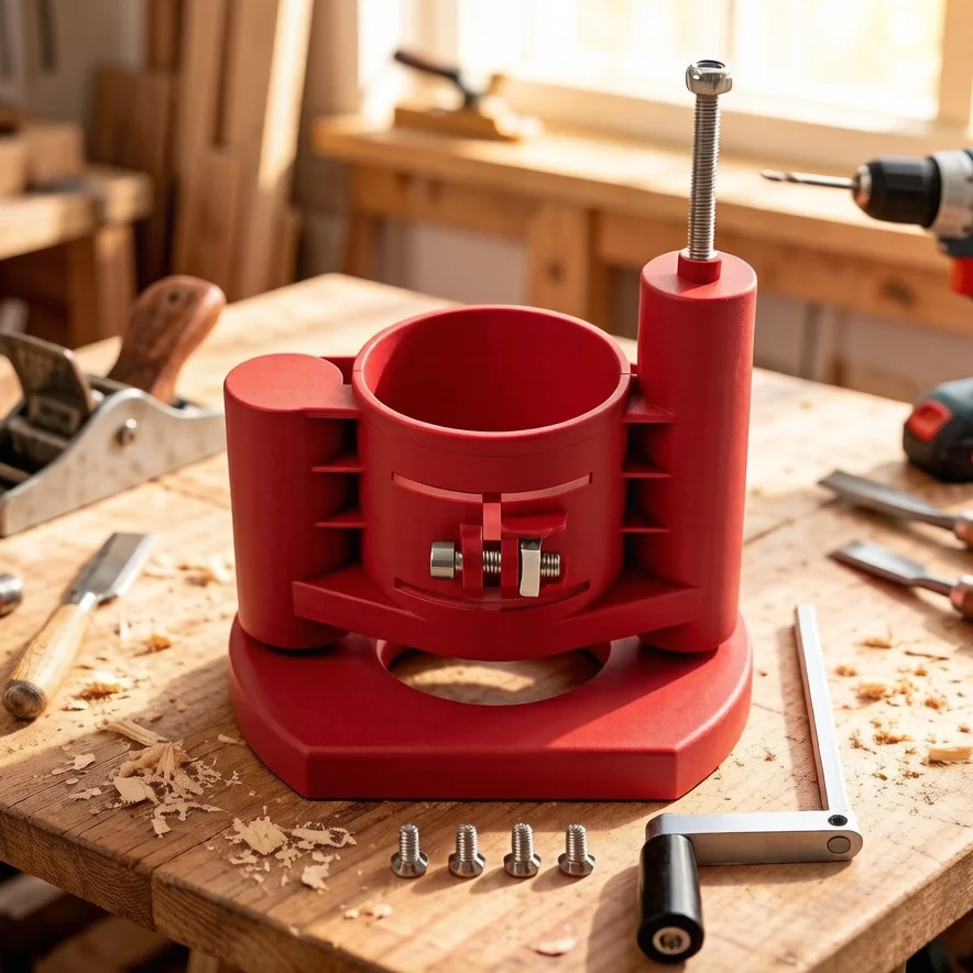 高強度absルーターリフトシステム設計プラスチック製リフトプレート、耐久性があり防錆性があり、正確なセットアップが可能