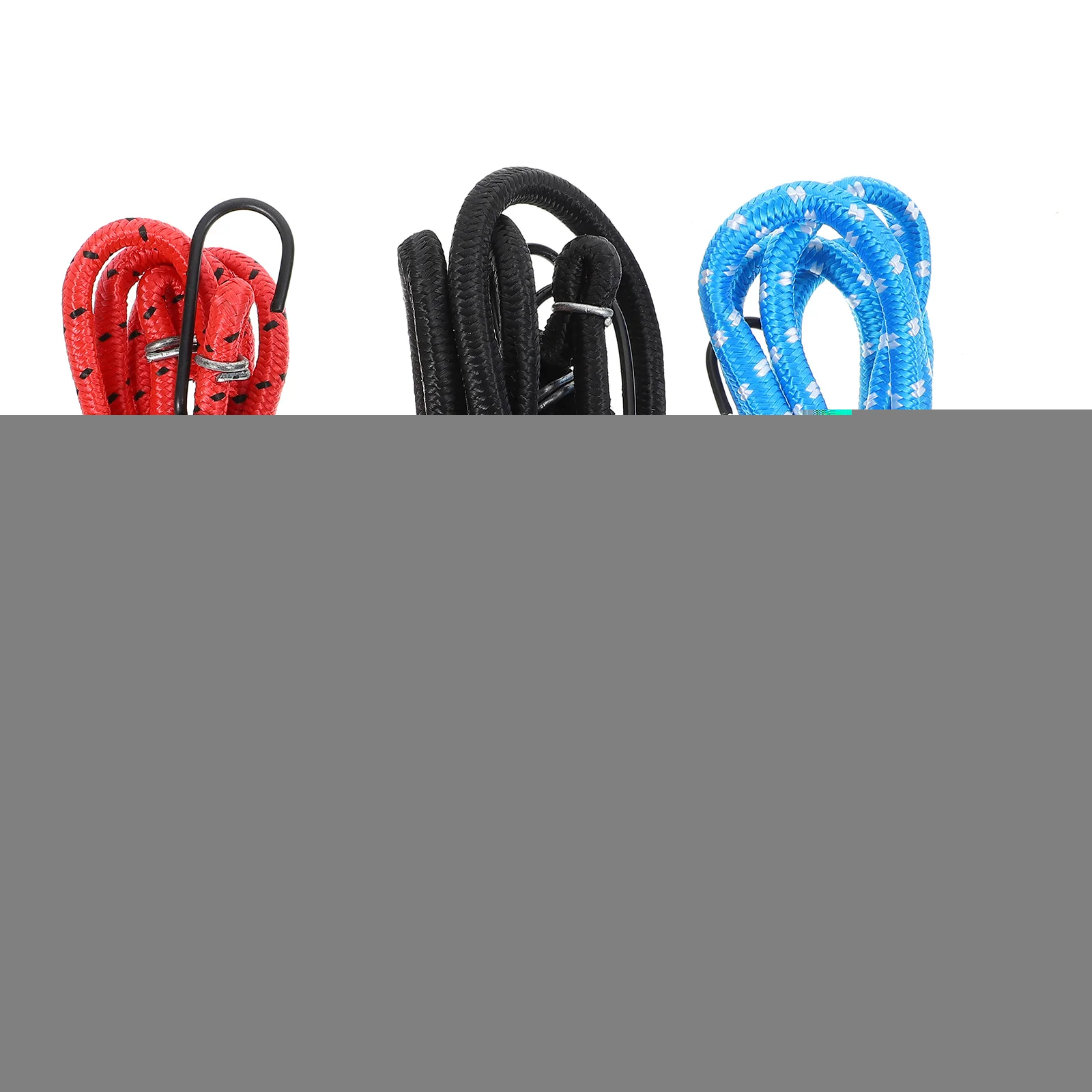 

3pcs Luggage Rack Elastic Rope Heavy Duty Bungee Cords Bike Straps Telescopic Cargo Binding Belts Rubber Luggage Rope Camping