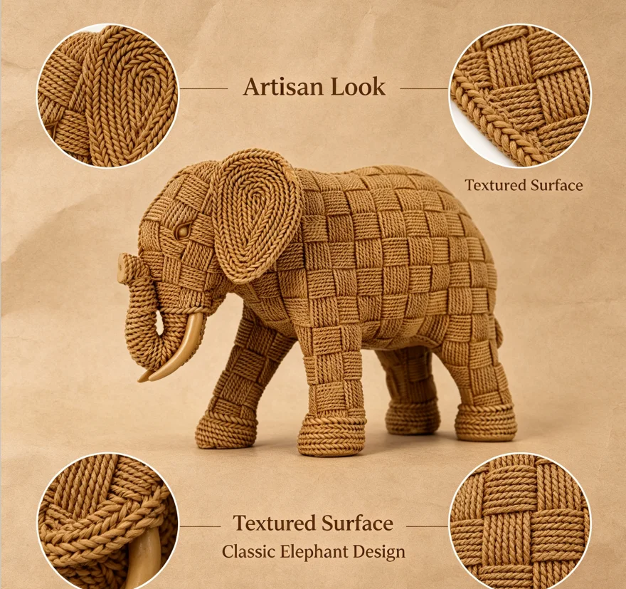 Dekoracje do domu, rękodzieło  – Art Craft Elephant recenzja i cena