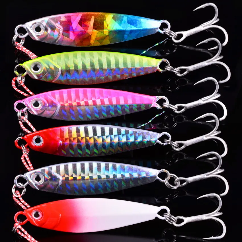 Fishing Lure Metal Sequins 7/10/15/20/30/40G Crankbait Jig Shads Spoon Baits Wobbler Bait Sea Lures Iscas Artificiais Para Pesca