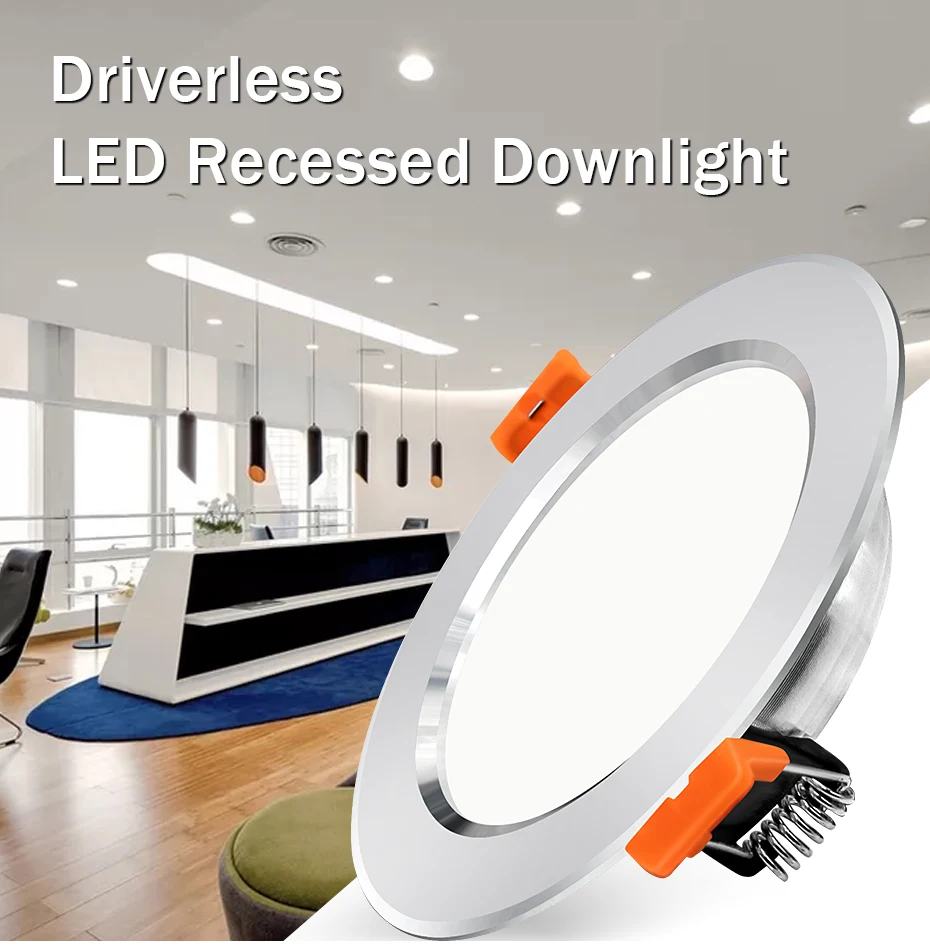 LED typu Downlight 12W 9W 7W 5W wpuszczone W sufit lampa punktowa Led 220V 230V 240V LED żarówka kryty sypialnia kuchnia oświetlenie punktowe LED