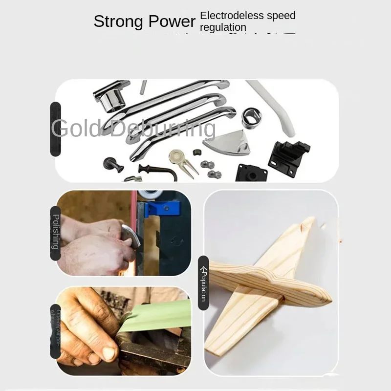 Top Quality First Cross Border Goods 800W Brushless Sander Fixed Angle Sharpener With 6 Free Abrasive Belts Polishing Cutter 762
