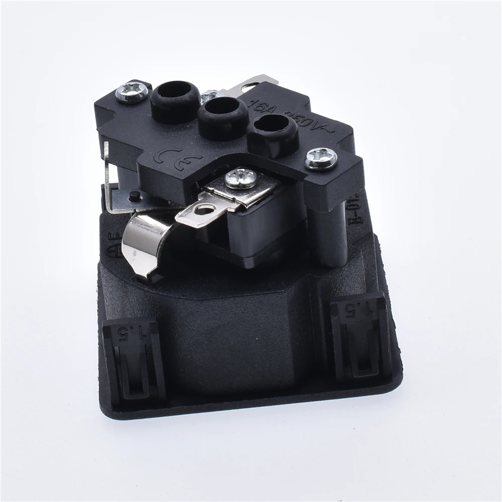250v 16a germany AC PDU UPS EU power desktop outlet Embedded electrical Panel Receptacle AC socket European style French copper