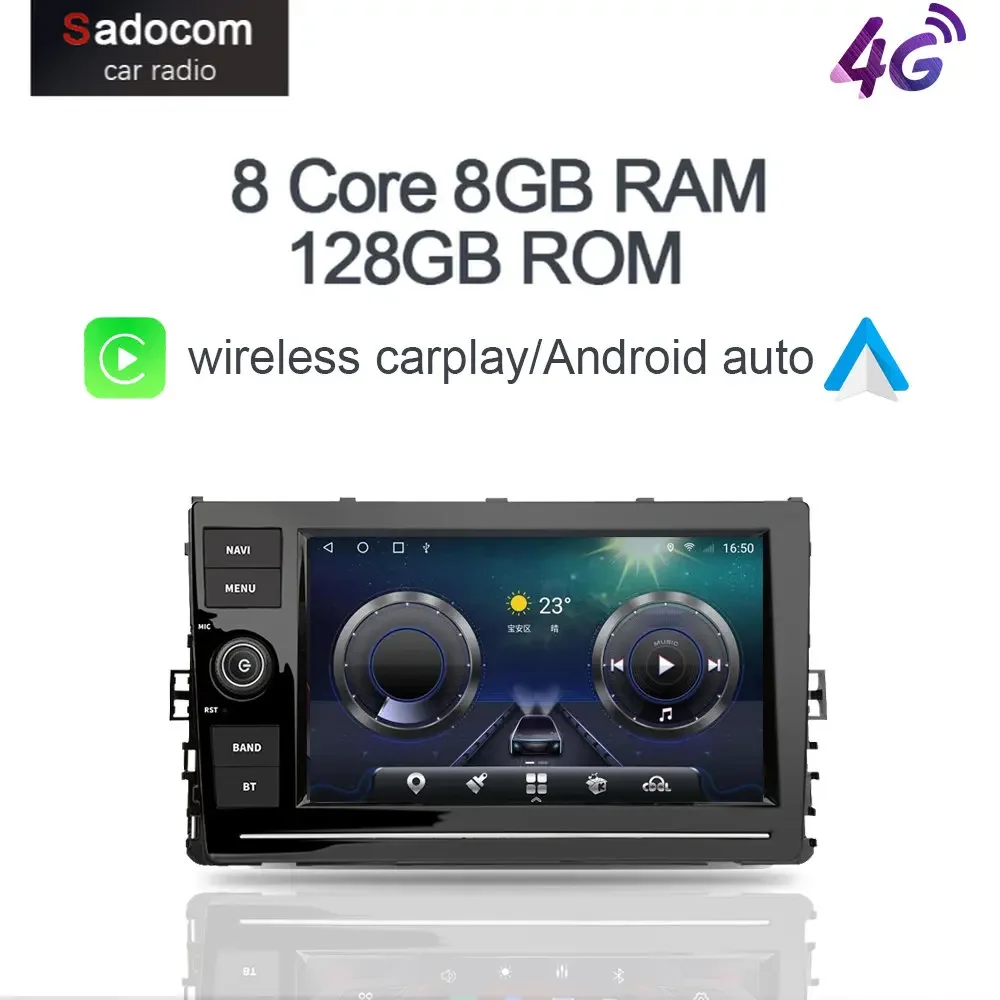 Carplay 8'' Android 12.0 Car DVD Player 8 Core 8GB RAM 128G ROM Radio car radio For VW Bora Lavida CC magotan golf polo sagitar