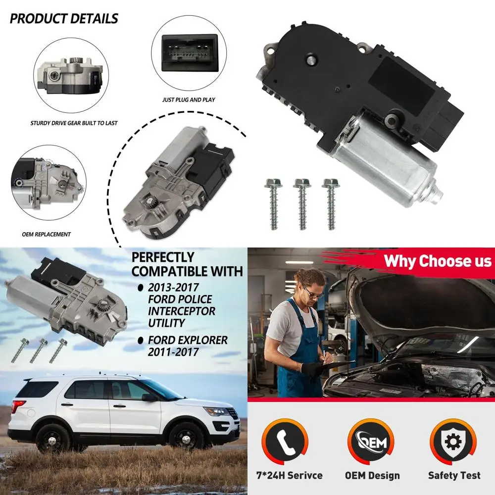 

Sunroof Motor Compatible with Ford Explorer 2011-2017 Sport Utility Moonroof Motor Part# BB5Z-15790-A BB5Z15790A BB5Z15790D