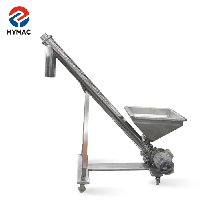 Round tube 108mm Screw auger conveyor automatic screw conveyor