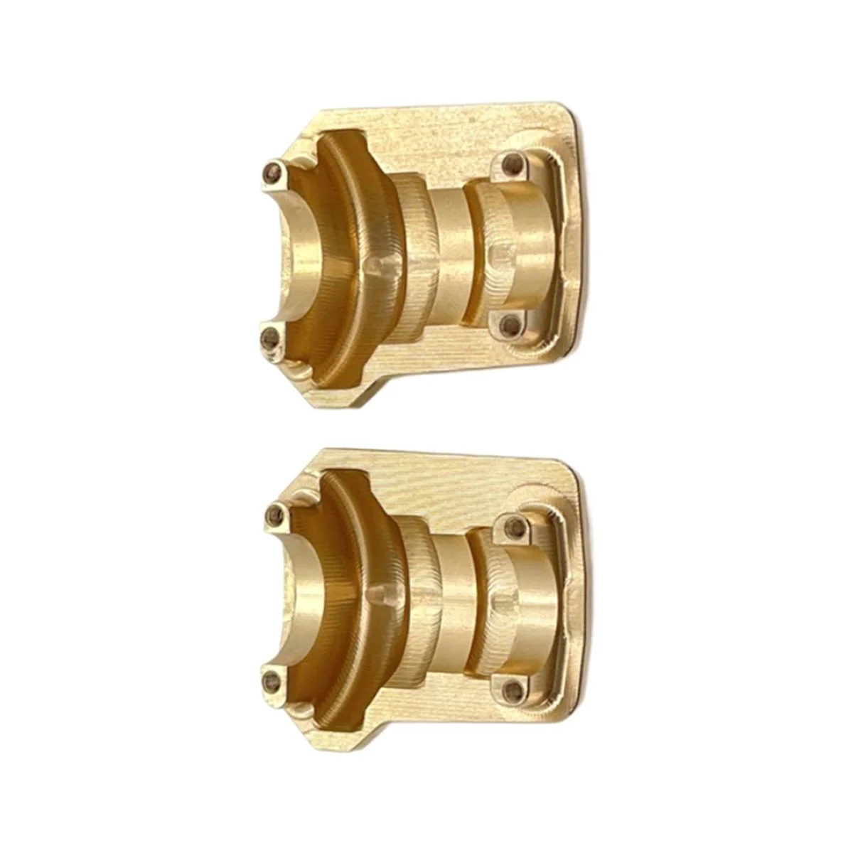 RC Car Upgrade Brass Rear Axle Rear Cover Set for 1/10 TRX4 HUANGBO 1/10 R1001 R1002 R1003 RC Car Toy