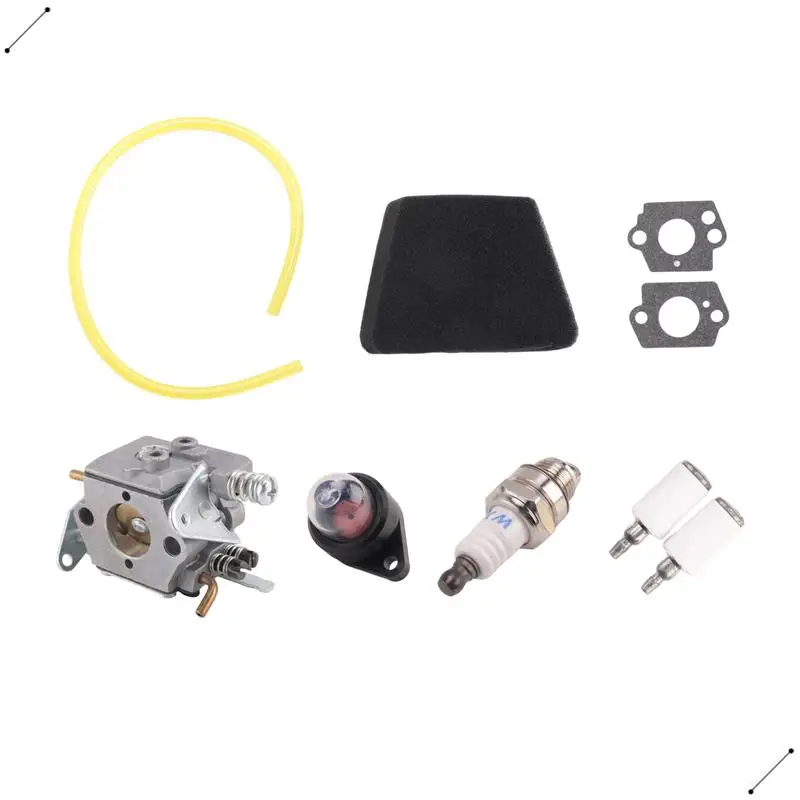 Juego de filtros de aire de carburador para Partner 351 352 370 371 390 391 401 420 422 motosierra 5300718-21 para Walbro 33-29