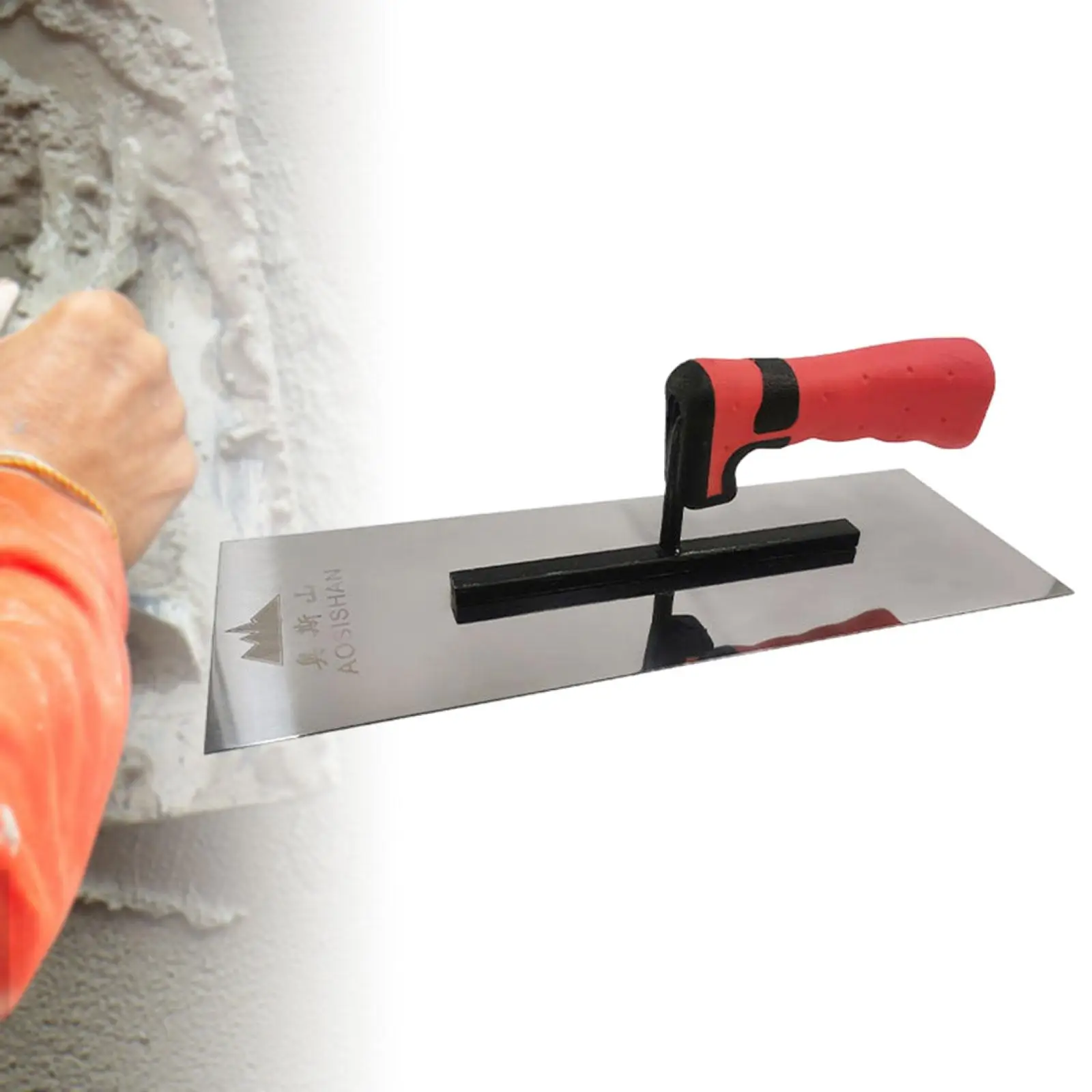 

Finishing Trowel 11.81inchx4.33inch Concrete Trowel Non Stick Base Pad Ergonomic