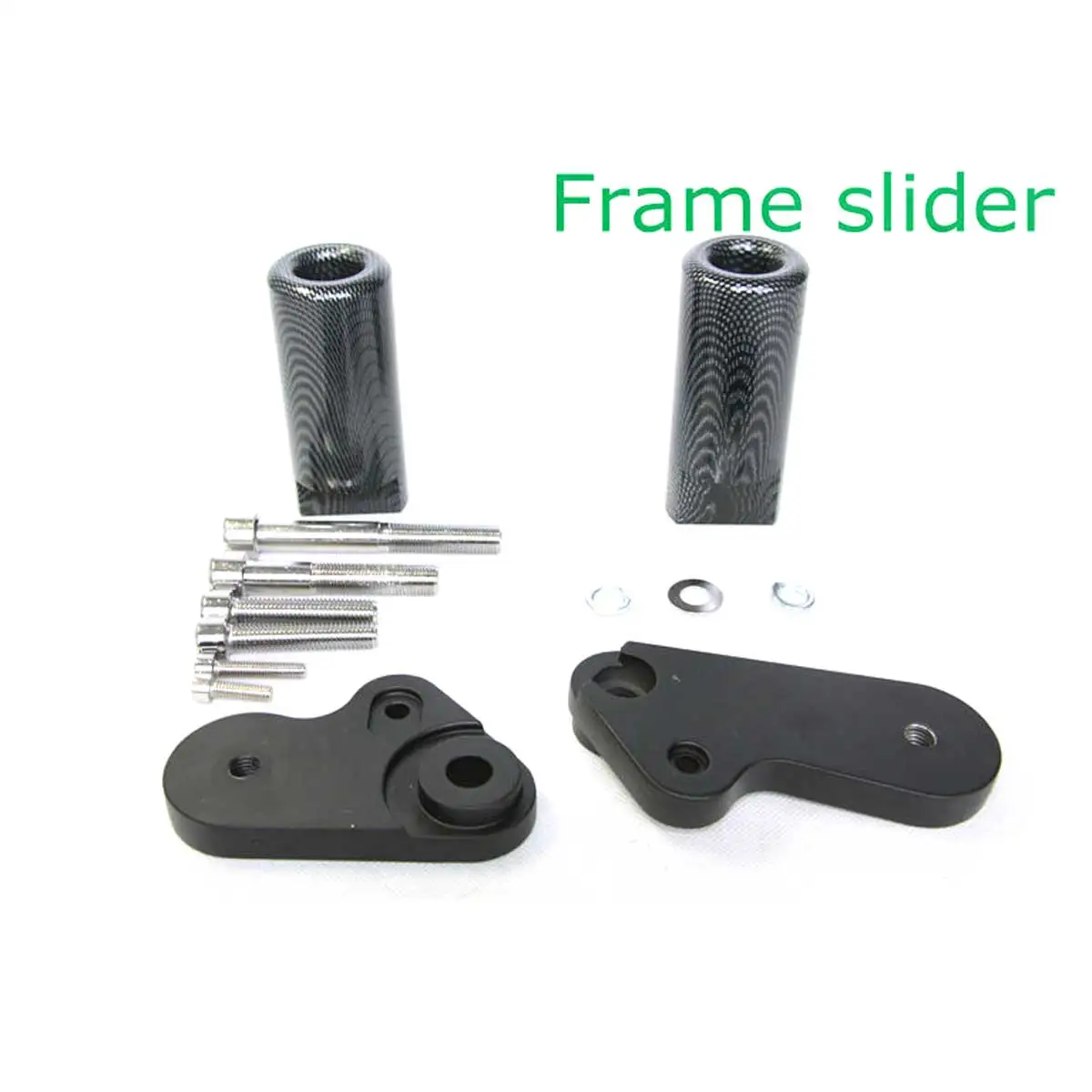 Voor 2009-2015 Yamaha YZF R1 YZF-R1 yzfr1 2010 2011 12 13 2014 motorfiets geen Cut Frame Slider Crash Protector Zwart/Carbon